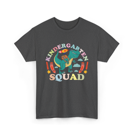 Kindergarten Squad Children Dino T-Shirt - Dark Heather