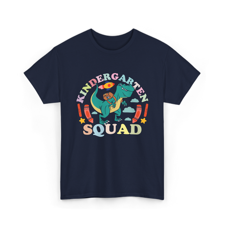 Kindergarten Squad Children Dino T-Shirt - Navy