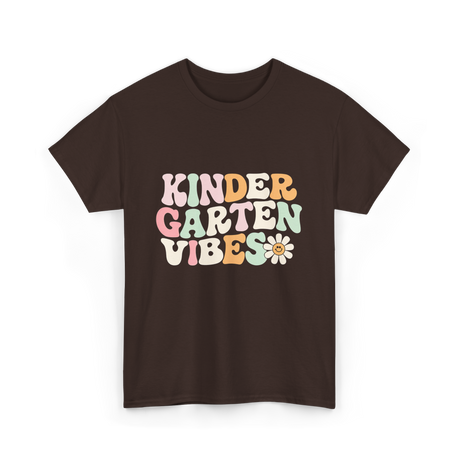 Kindergarten Vibes Kindergarten T-Shirt - Dark Chocolate