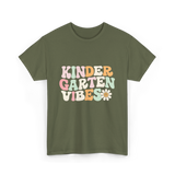 Kindergarten Vibes Kindergarten T-Shirt - Military Green