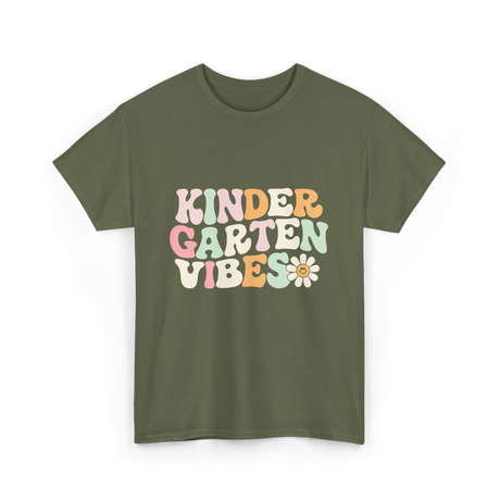 Kindergarten Vibes Kindergarten T-Shirt - Military Green