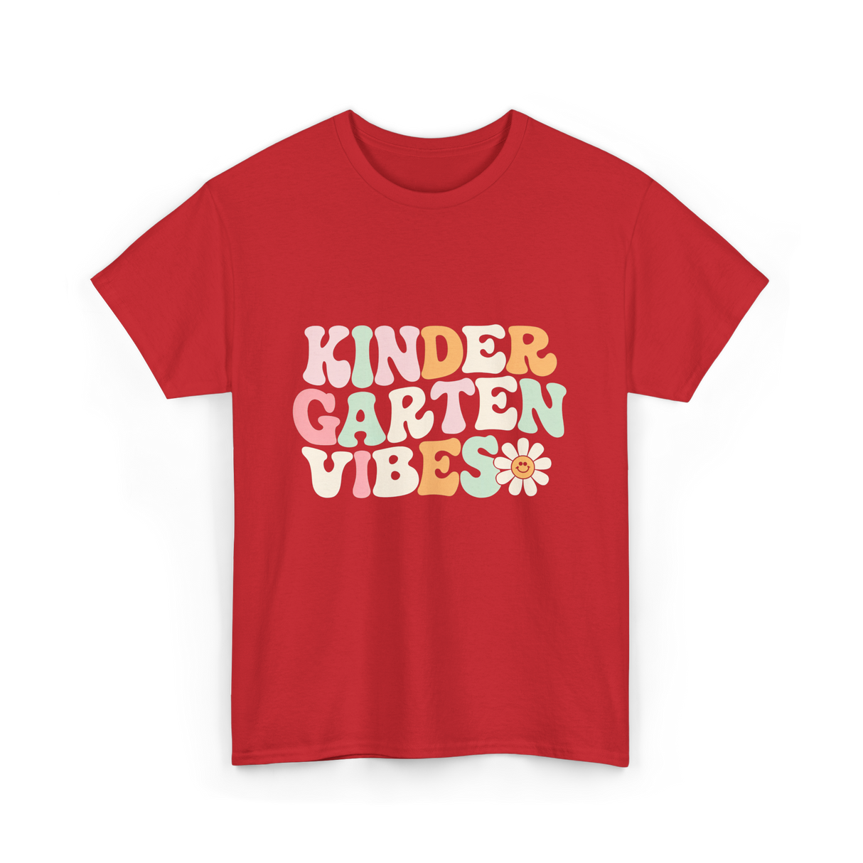 Kindergarten Vibes Kindergarten T-Shirt - Red