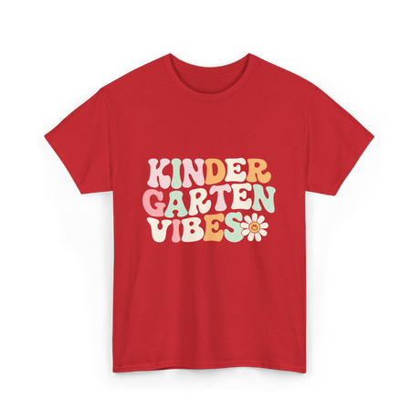 Kindergarten Vibes Kindergarten T-Shirt - Red