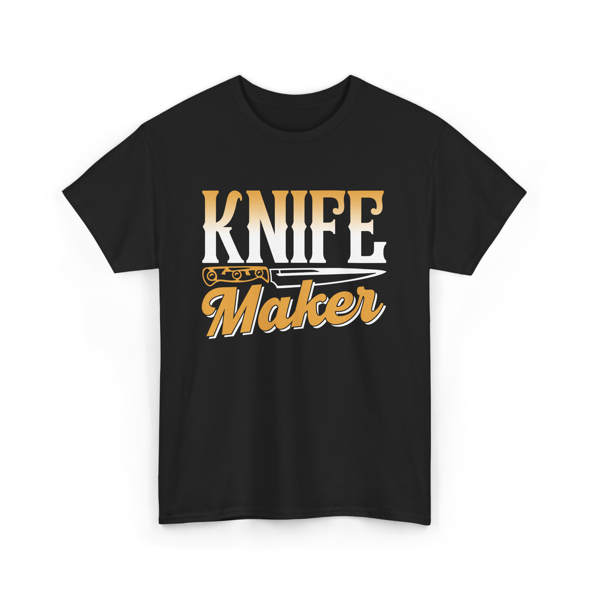 Knife Maker Knife Making Craft T-Shirt - Black