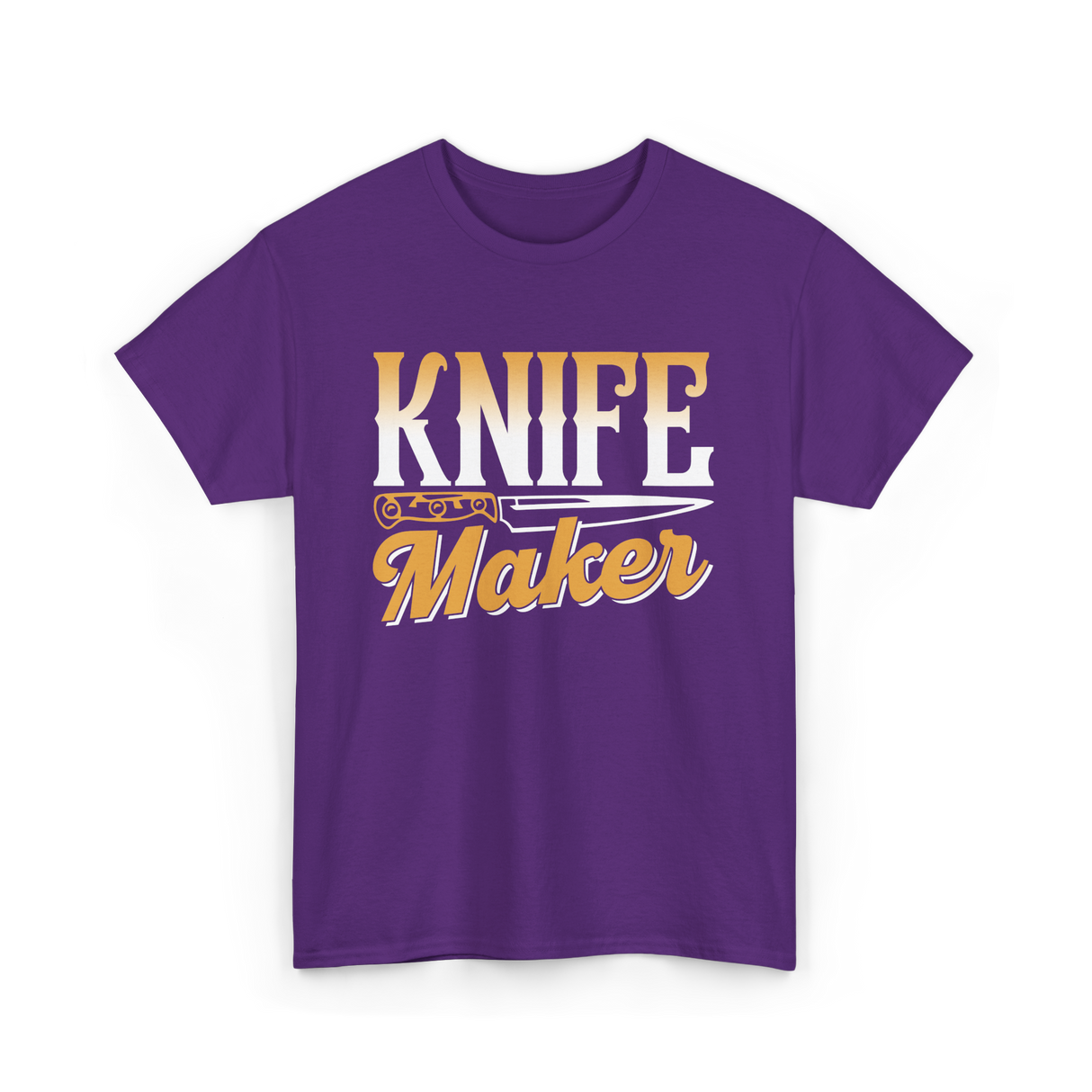 Knife Maker Knife Making Craft T-Shirt - Purple