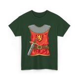 Knight Armor Sword Knight T-Shirt - Forest Green