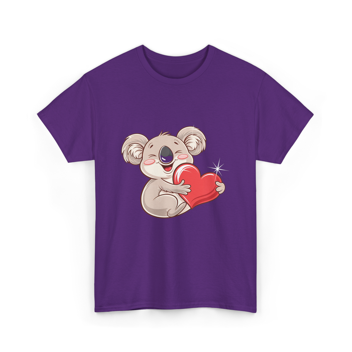 Koala Love Wildlife Koala Bear T-Shirt - Purple