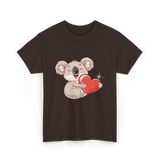 Koala Love Wildlife Koala Bear T-Shirt - Dark Chocolate