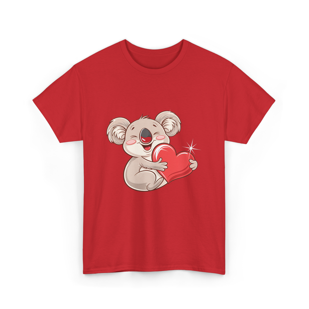 Koala Love Wildlife Koala Bear T-Shirt - Red