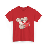 Koala Love Wildlife Koala Bear T-Shirt - Red