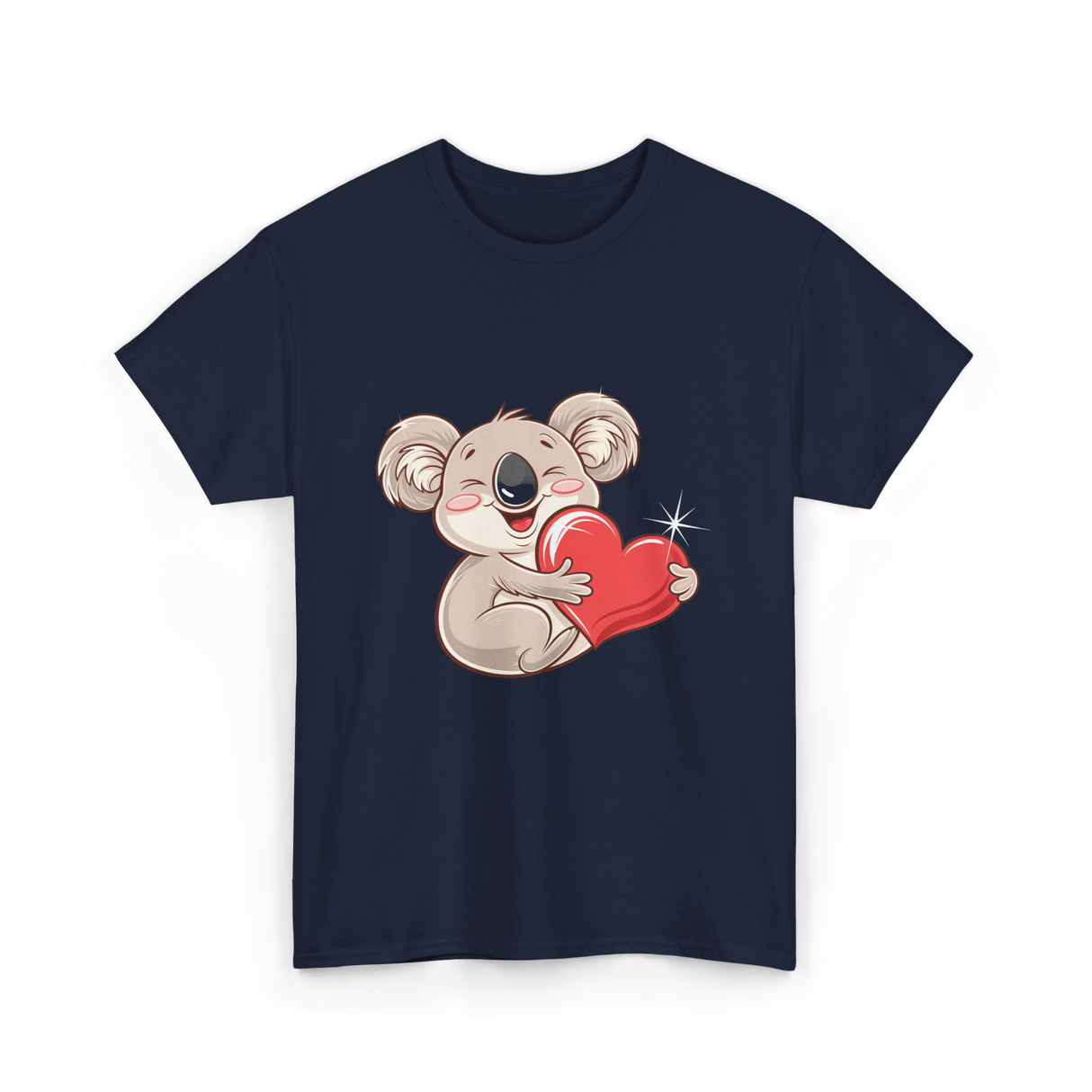 Koala Love Wildlife Koala Bear T-Shirt - Navy