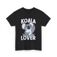 Koala Lover Cute Animal T-Shirt - Black