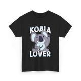 Koala Lover Cute Animal T-Shirt - Black