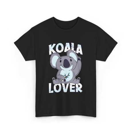 Koala Lover Cute Animal T-Shirt - Black