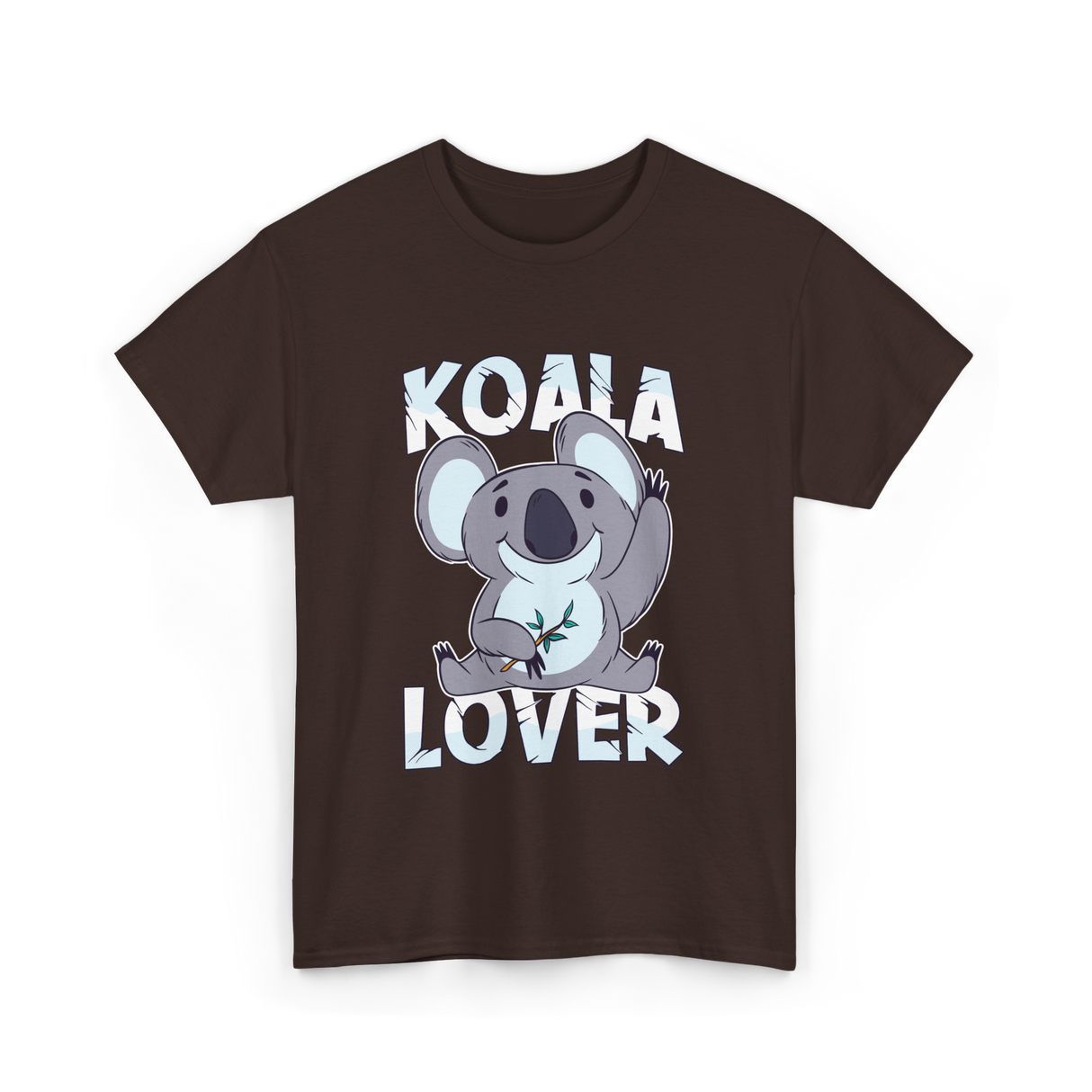 Koala Lover Cute Animal T-Shirt - Dark Chocolate