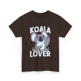 Koala Lover Cute Animal T-Shirt - Dark Chocolate