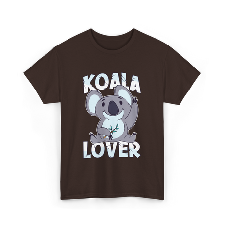 Koala Lover Cute Animal T-Shirt - Dark Chocolate