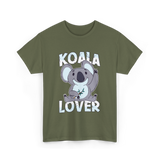 Koala Lover Cute Animal T-Shirt - Military Green