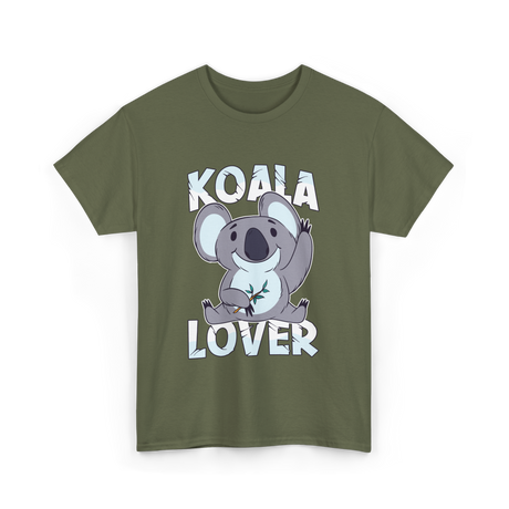 Koala Lover Cute Animal T-Shirt - Military Green