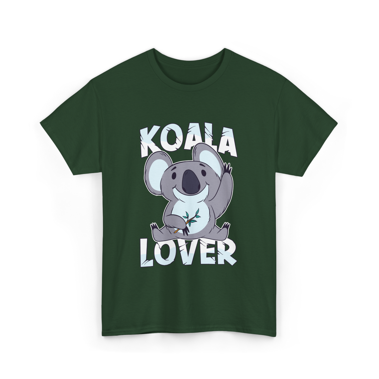 Koala Lover Cute Animal T-Shirt - Forest Green