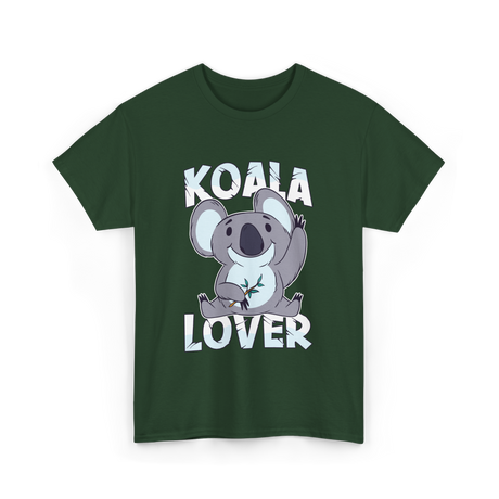 Koala Lover Cute Animal T-Shirt - Forest Green