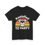 Koalafied to Party Koala T-Shirt - Black