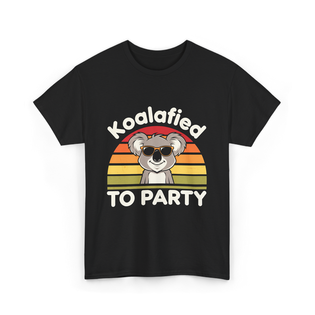 Koalafied to Party Koala T-Shirt - Black