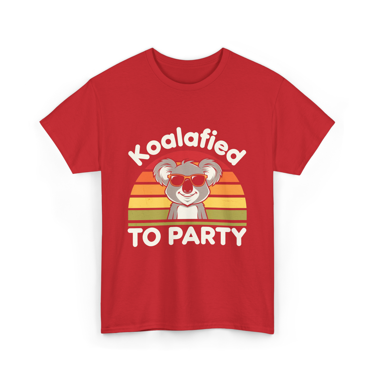 Koalafied to Party Koala T-Shirt - Red