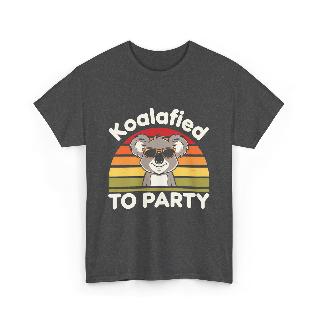 Koalafied to Party Koala T-Shirt - Dark Heather