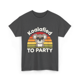 Koalafied to Party Koala T-Shirt - Dark Heather