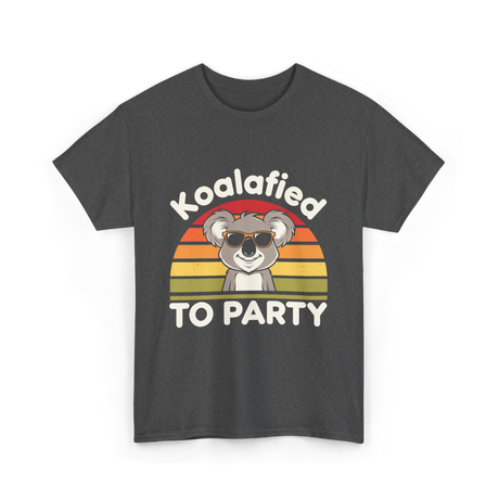 Koalafied to Party Koala T-Shirt - Dark Heather