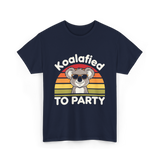 Koalafied to Party Koala T-Shirt - Navy