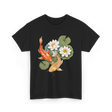 Koi Fish Lotus Pond Carp T-Shirt - Black