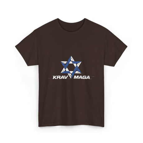 Krav Maga Combat System Self Defense T-Shirt - Dark Chocolate