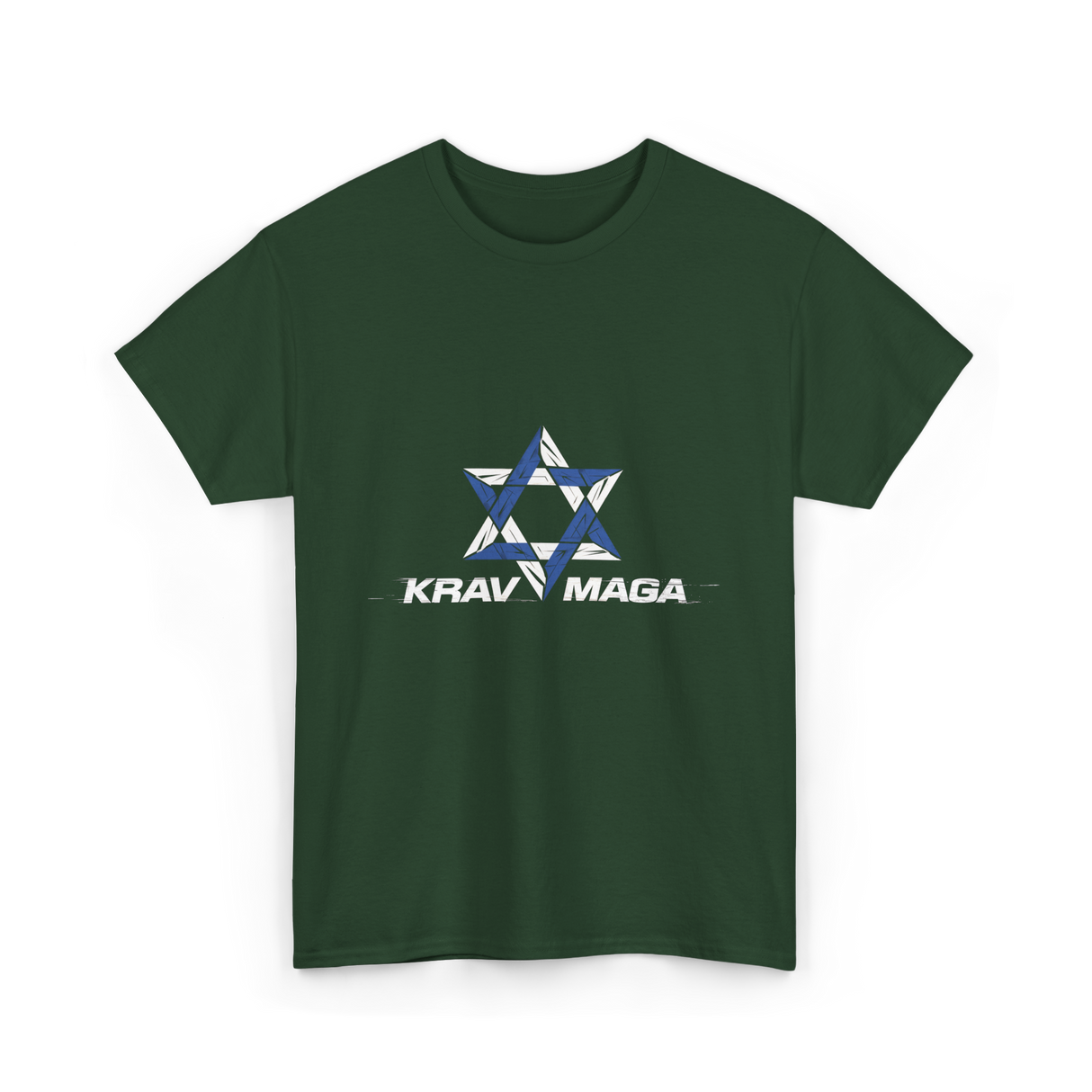 Krav Maga Combat System Self Defense T-Shirt - Forest Green