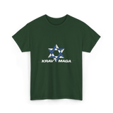 Krav Maga Combat System Self Defense T-Shirt - Forest Green