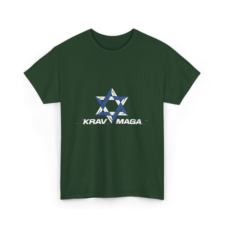 Krav Maga Combat System Self Defense T-Shirt - Forest Green