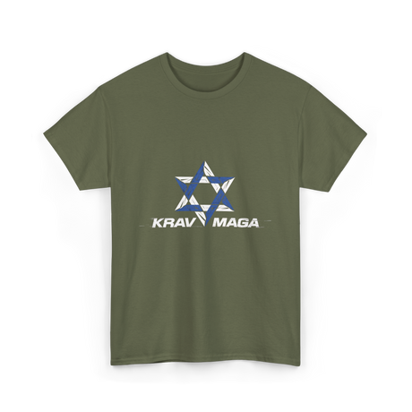 Krav Maga Combat System Self Defense T-Shirt - Military Green