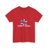 Krav Maga Combat System Self Defense T-Shirt - Red