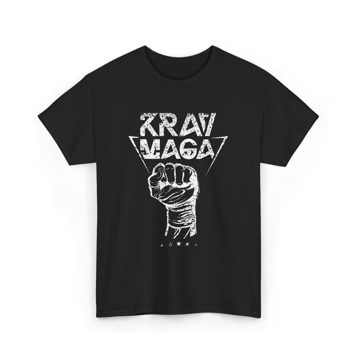 Krav Maga Fist Martial Arts Fighter T-Shirt - Black