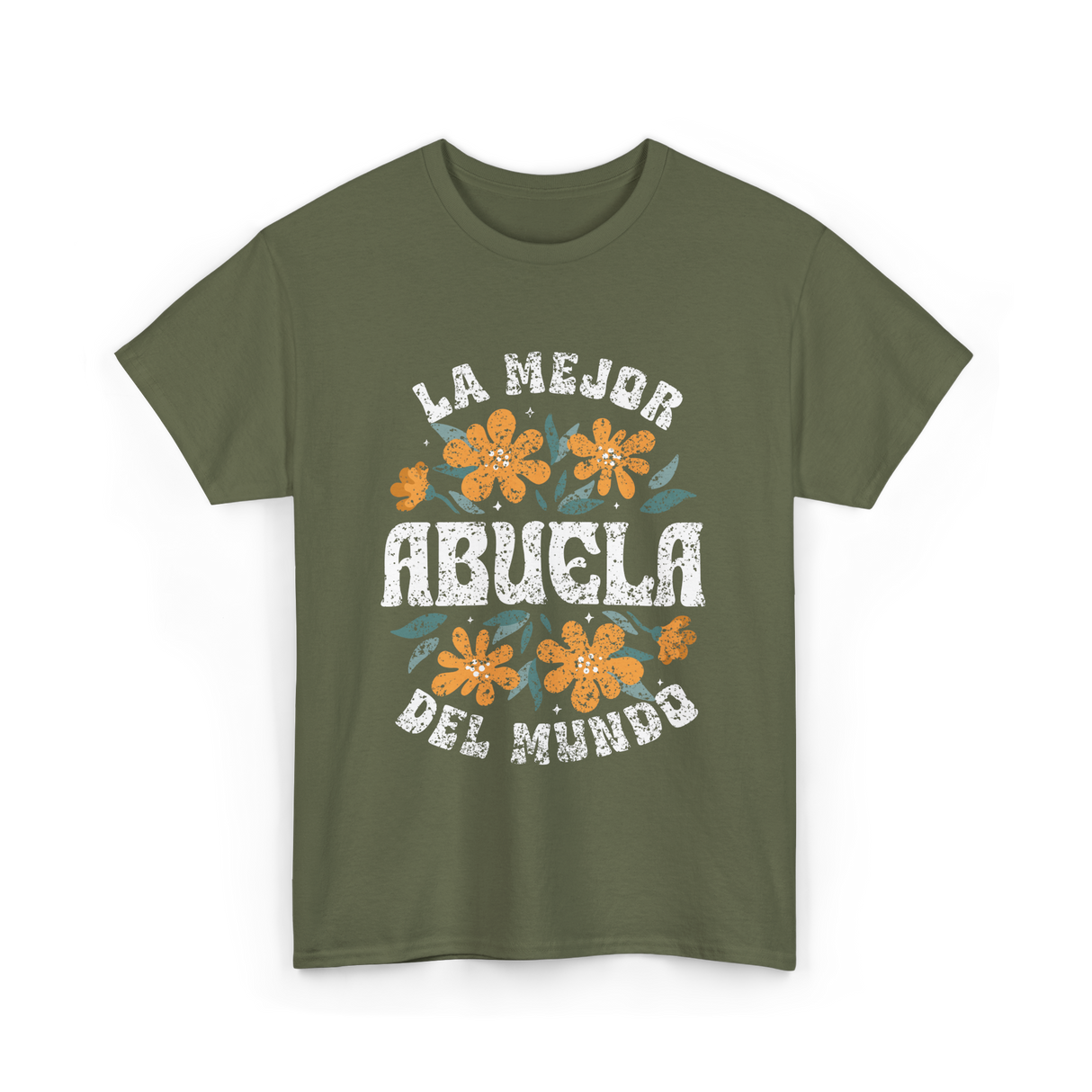 La Mejor Abuela T-Shirt - Military Green