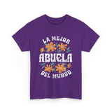 La Mejor Abuela T-Shirt - Purple