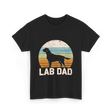 Lab Dad Labrador Dog T-Shirt - Black