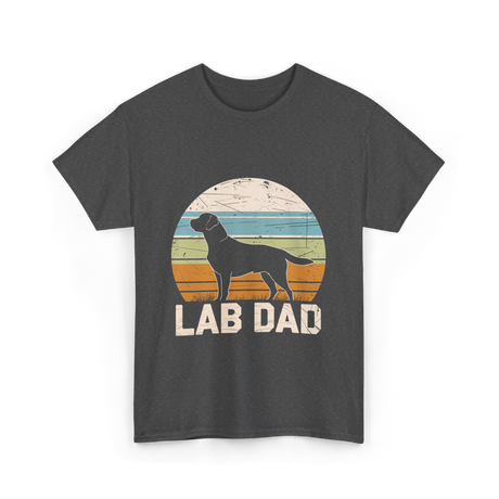 Lab Dad Labrador Dog T-Shirt - Dark Heather