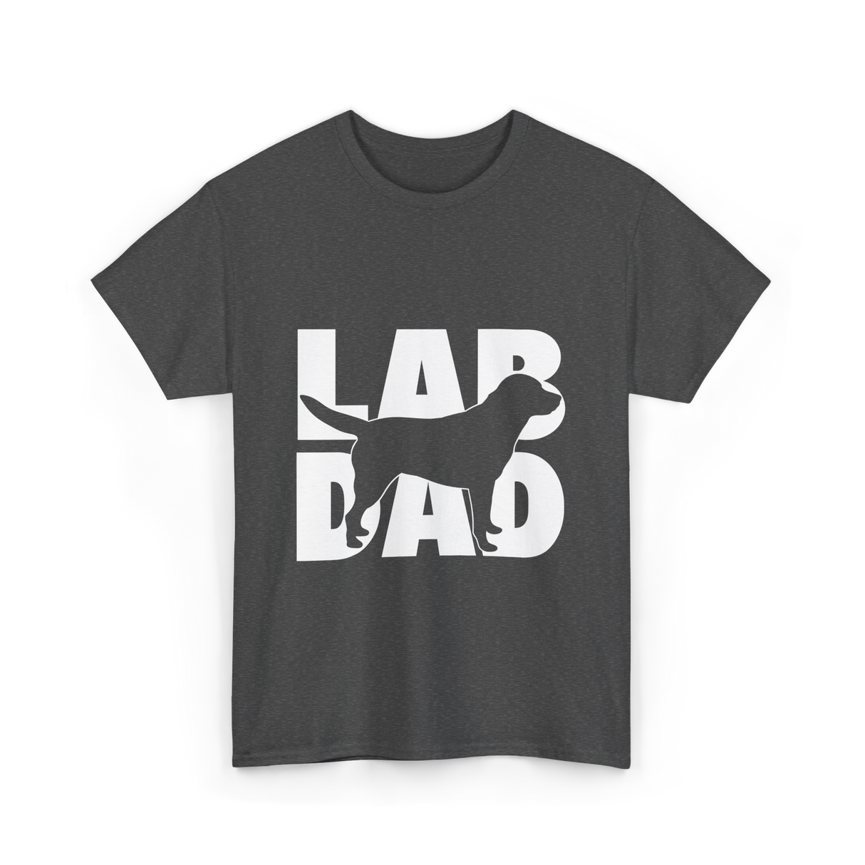 Lab Dad Labrador Retriever Dog Dad T-Shirt - Dark Heather