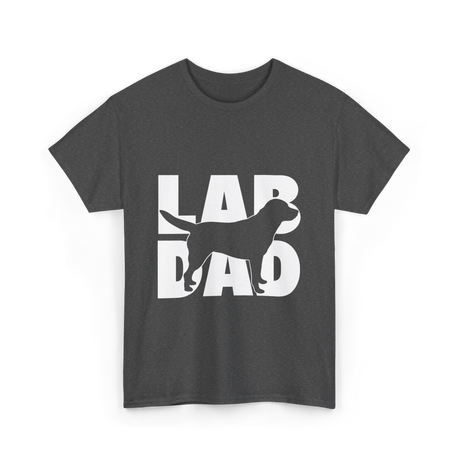 Lab Dad Labrador Retriever Dog Dad T-Shirt - Dark Heather