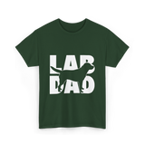 Lab Dad Labrador Retriever Dog Dad T-Shirt - Forest Green