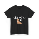 Lab Mom Dog Lover T-Shirt - Black