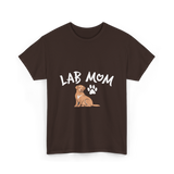 Lab Mom Dog Lover T-Shirt - Dark Chocolate