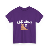 Lab Mom Dog Lover T-Shirt - Purple